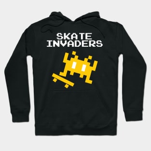 Skate Invaders Yellow Hoodie